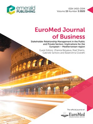 cover image of EuroMed Journal of Business, Volume 15, Number 3